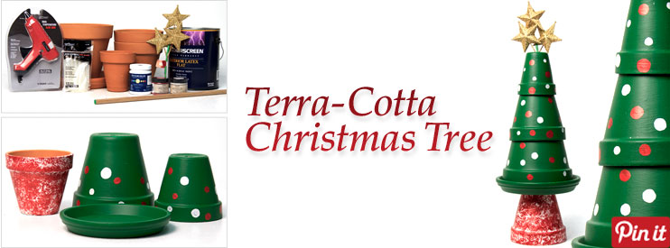Terra-Cotta Christmas Tree How To