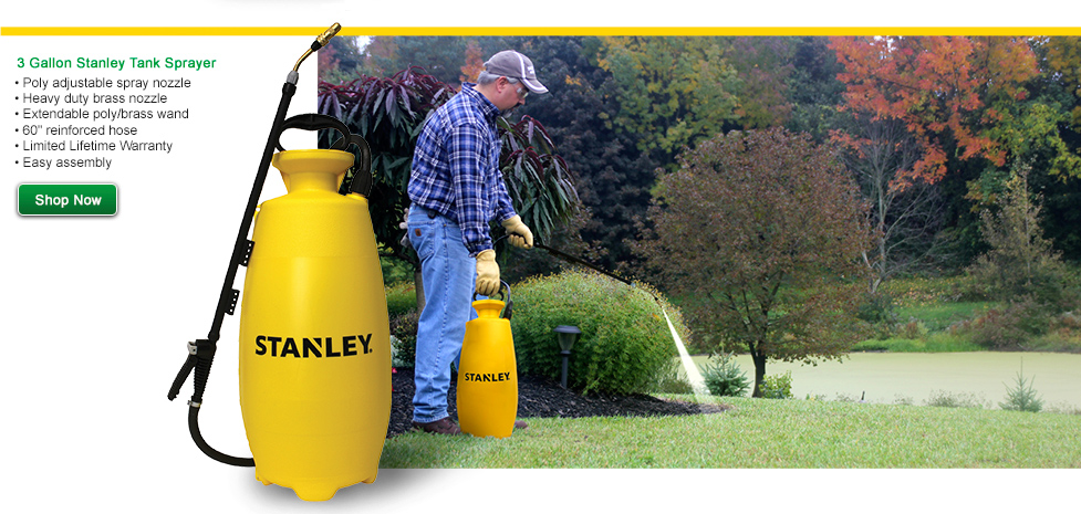 3 Gallon Stanley Tank Sprayer - Shop Now >