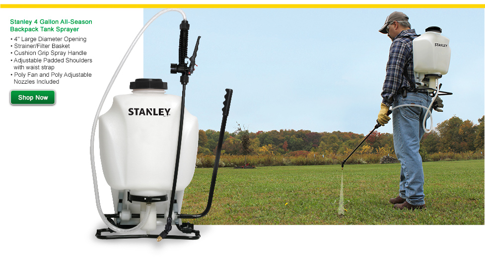 Stanley 4-Gallon All-Season Backpack Tank Sprayer - Shop Now >