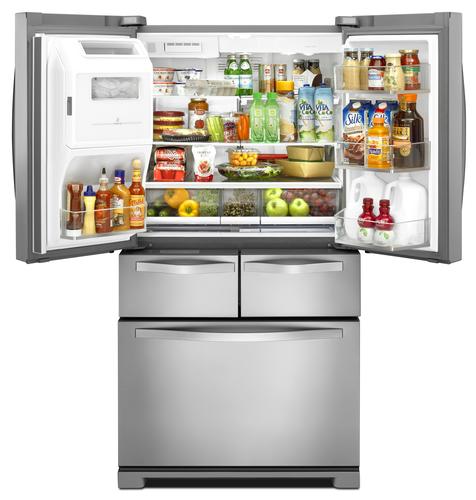 Whirlpool® 36-inch Wide Double Drawer French Door Refrigerator with ...